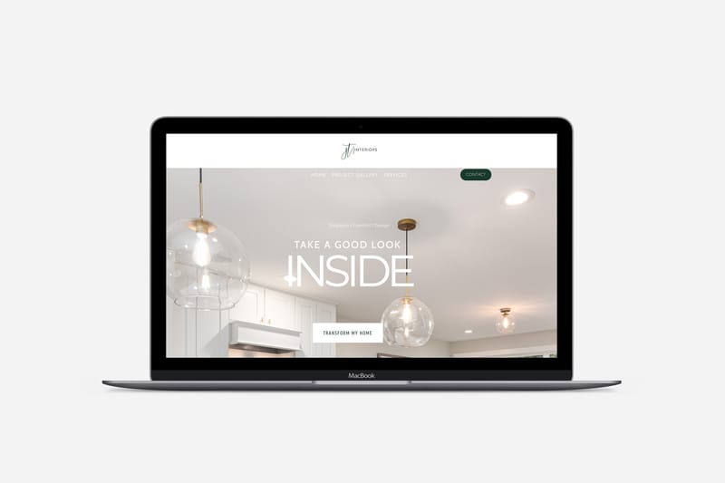 Jessica Taroli Interiors design-studio website