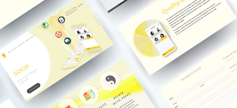 SOCH marketing site homepage